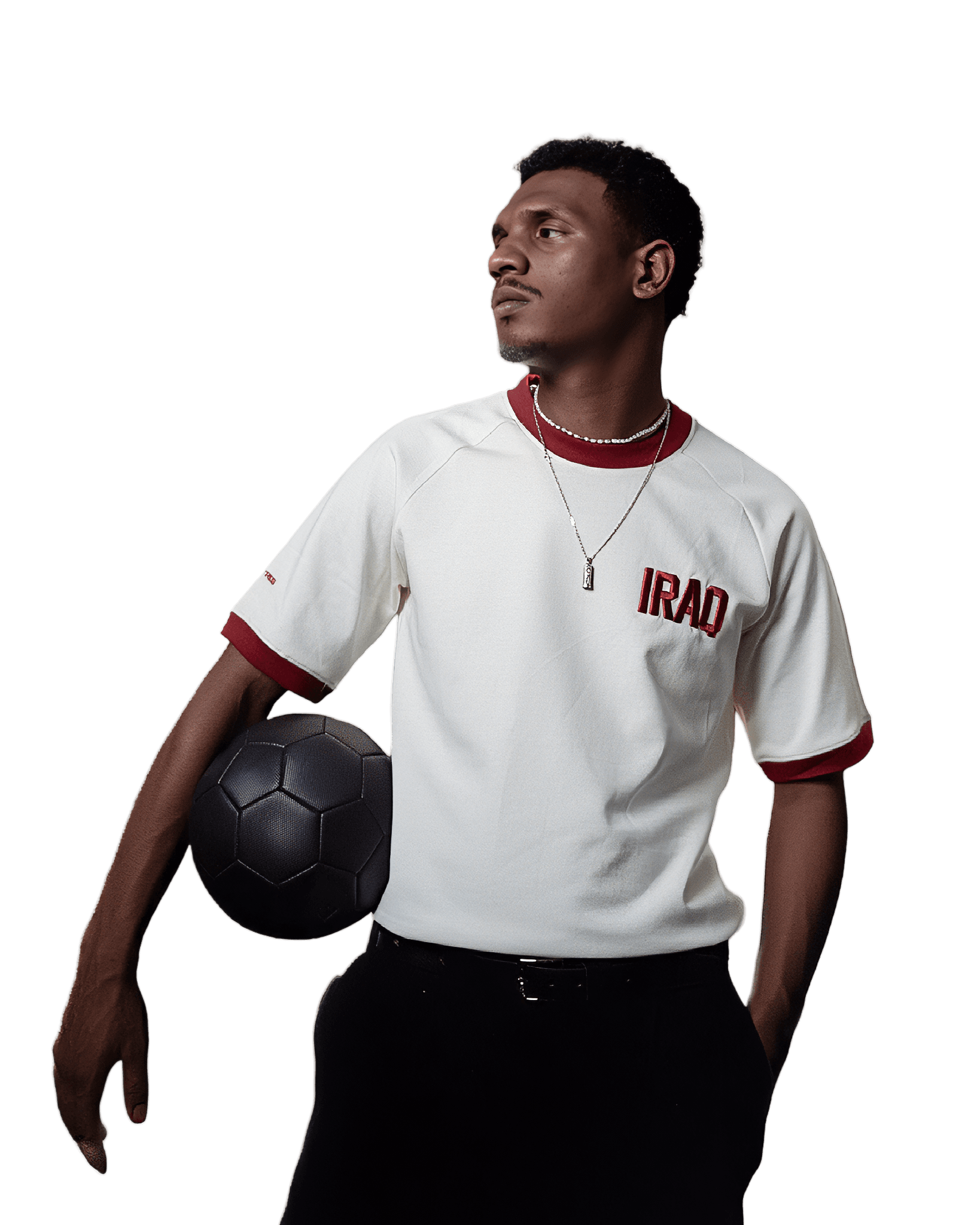 Iraq 1984 t-shirt, Iraq 84 tee, Iraq Olympics 1984 shirt Iraq Los Angeles 1984, Iraq LA 84 kit, Iraq Olympic football shirt Iraq red and white jersey, Iraq maroon ringer tee, off-white ringer t-shirt ringer t-shirt, raglan ringer tee, retro ringer football tee 80s football t-shirt, vintage Iraq t-shirt, Iraq national team retro tee